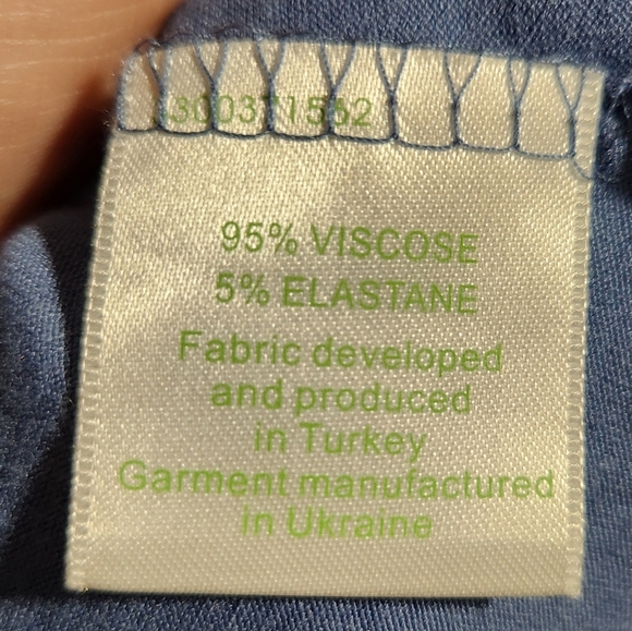 EUC BLUE GARNET HILL KNIT TRAPEZE DRESS SZ S - Picture 6 of 8